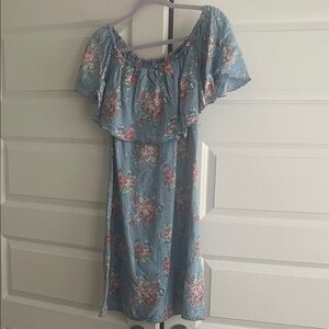Philosophy Blue Floral Mini Dress